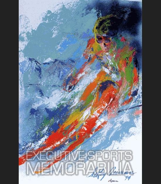 Leroy Neiman World Class Skier